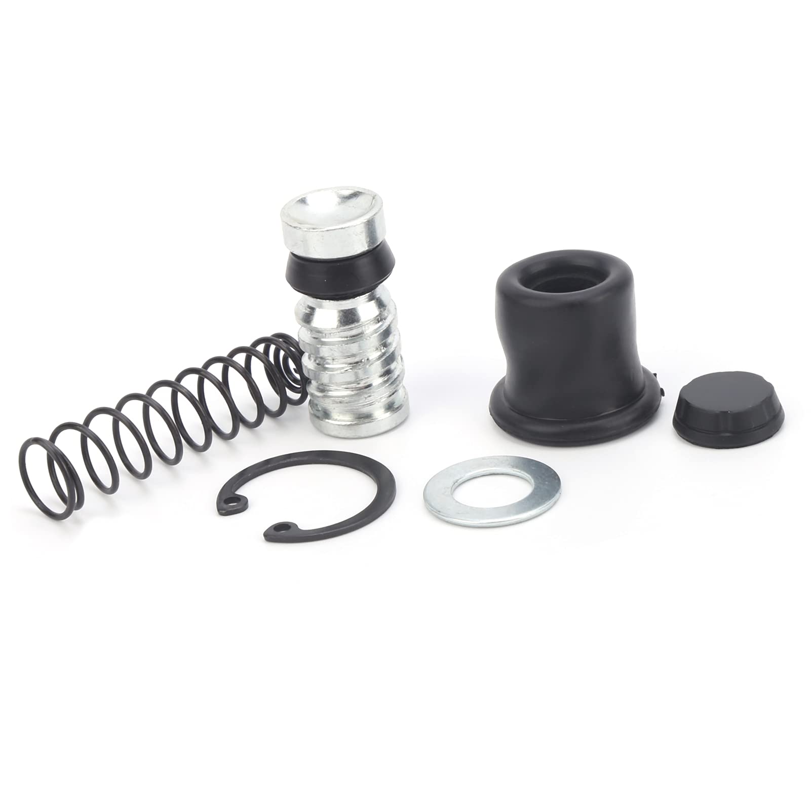 Rear Brake Master Cylinder Rebuild Repair Parts, 14Mm Motorcycle Clutch Brake Pump Piston Plunger Repair Kits Aluminium Alloy Fi