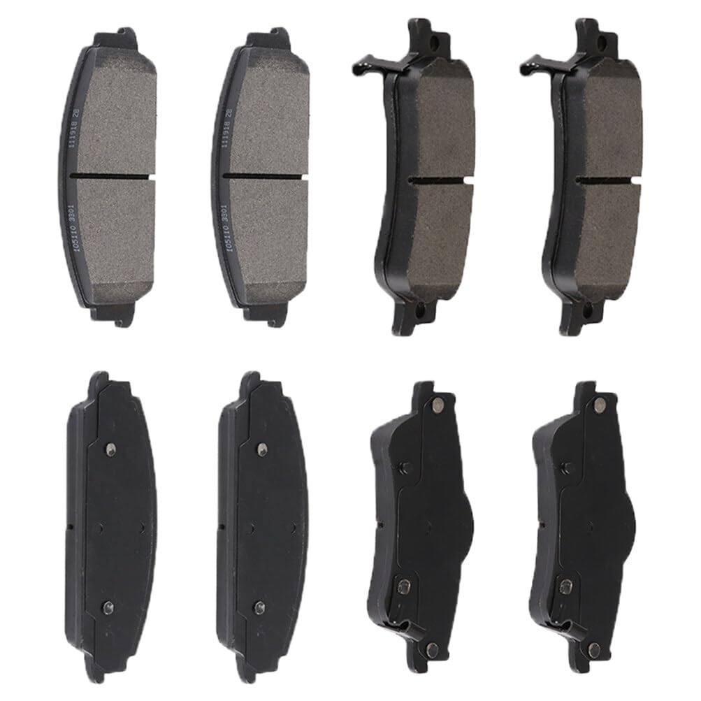 Automuto 8Pcs Front & Rear Disc Brake Pads Set D1004 D929 For Subaru Legacy 2006-2009,For Subaru Outback 2005-2009