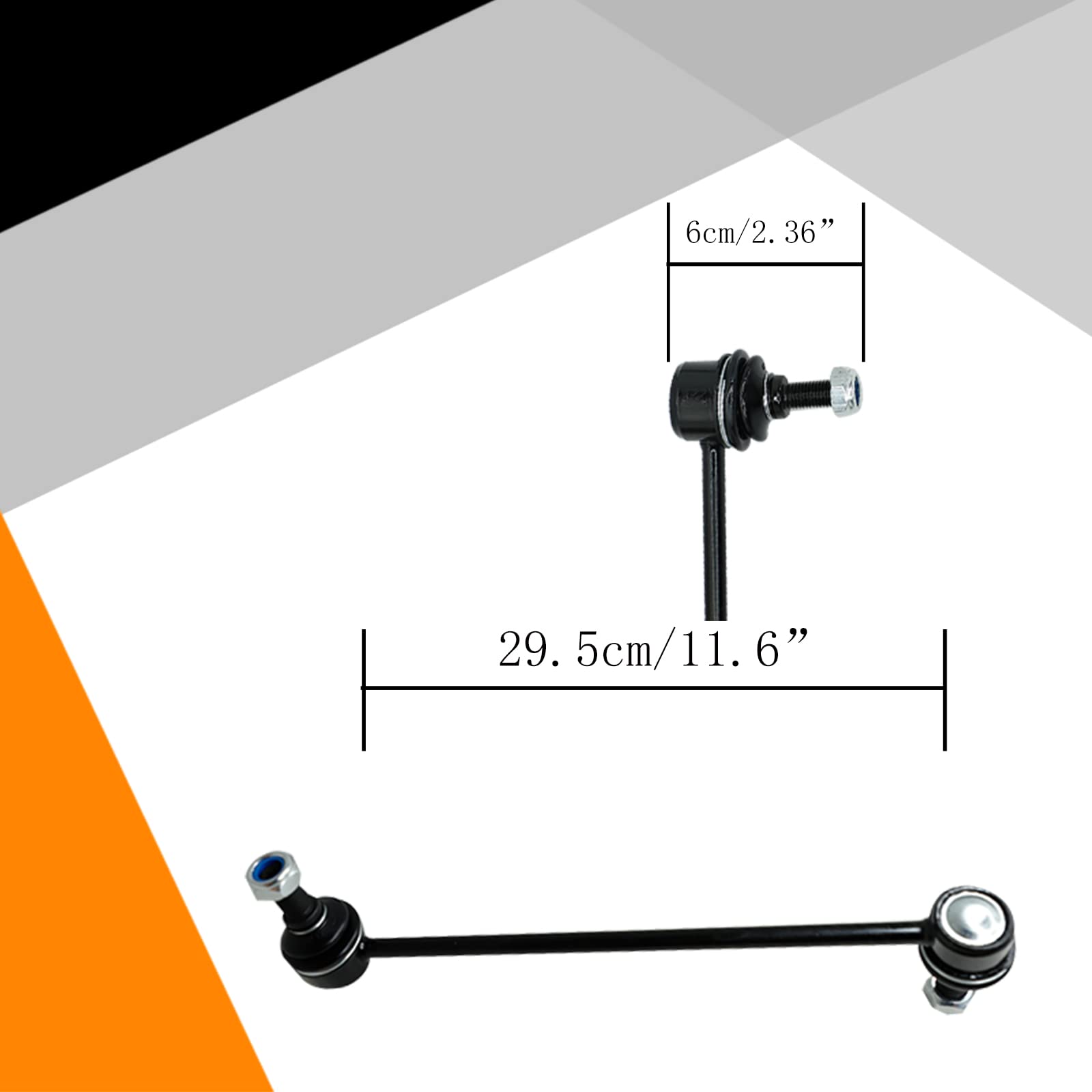 Xopiyao Rear Sway Stabilizer Bar End Link K750011 Compatible With Avalon 2007-2012 & Camry 2007-2011 & Es350 2007-2012,Pair Left