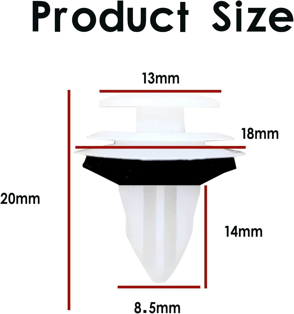 20PCS Door Trim Panel Retainers Clips Compatible with Toyota, Lexus, Camry, High Lander, RAV4, FJ Cruiser, 4-Runner ES 350, GX 4