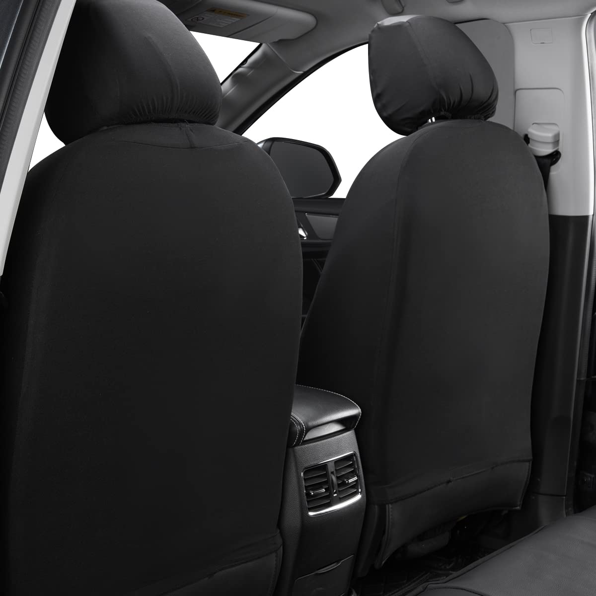 Flying Banner Car Seat Covers Full Cover Universal fit Car Truck SUV Van Faux Leather Breathable Rear Bench Split (Full Set - Lo