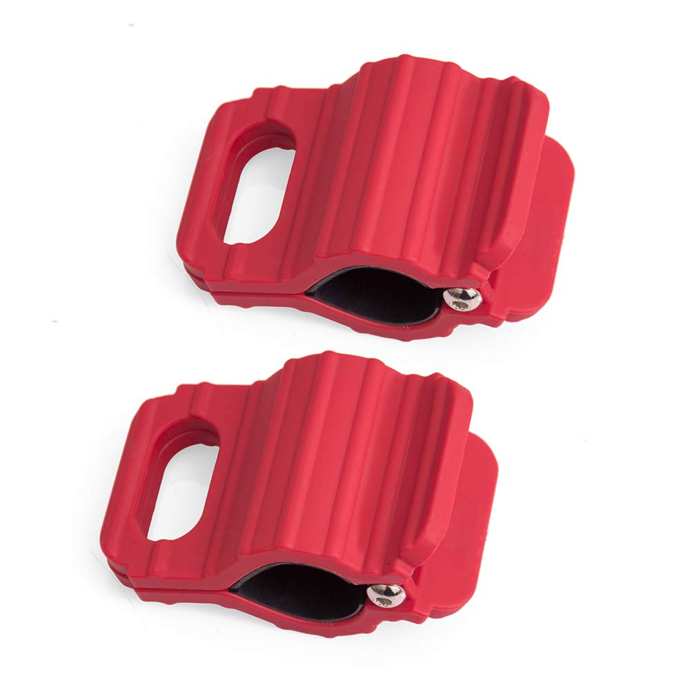 Moto4U Tie Down Clamp For Motorcycles/Atv/Utv/Jet Ski/Snowmobile In Red
