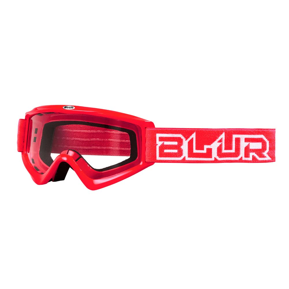 Blur 6030-117 Unisex-Adult B-Zero Goggle (Red, One Size)