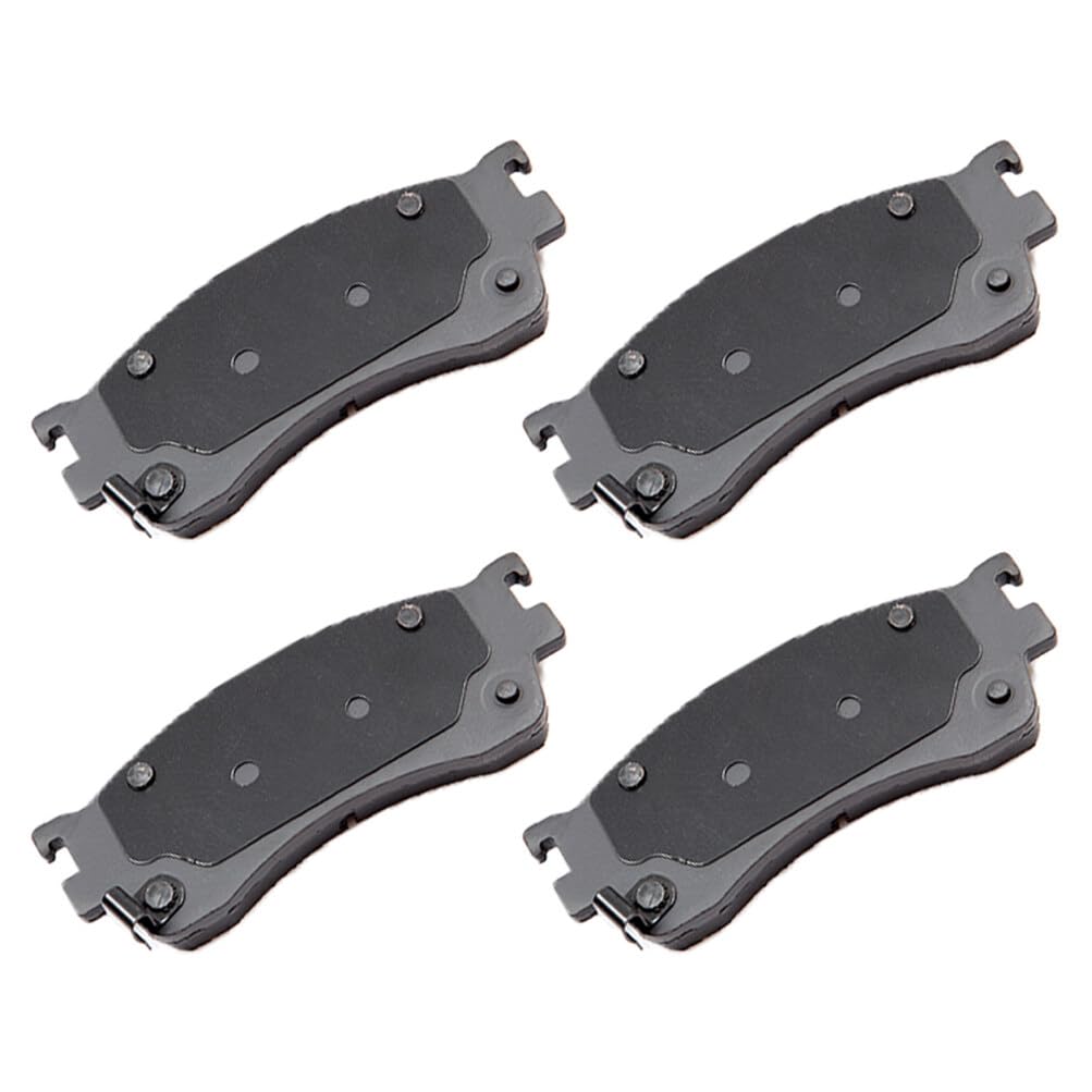 Cciyu D893 Front Ceramic Disc Brake Pads Kit - 4Pcs For Ford Probe 1993-1997, Mazda 626 1993-2002, Mx-6 1993-1997, Protege 1999-