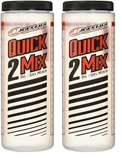 Maxima Racing Oils 10920 Quick-2-Mix Oil/Gas Ratio Mixing Bottle - 20 Oz. Capacity (Pack Of 2)