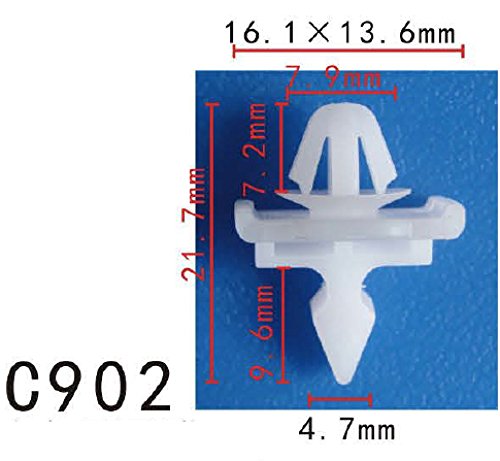 Autobahn88 Molding Clip, Compatible With Benz (Oem: 55207Z) (Pack Of 20)