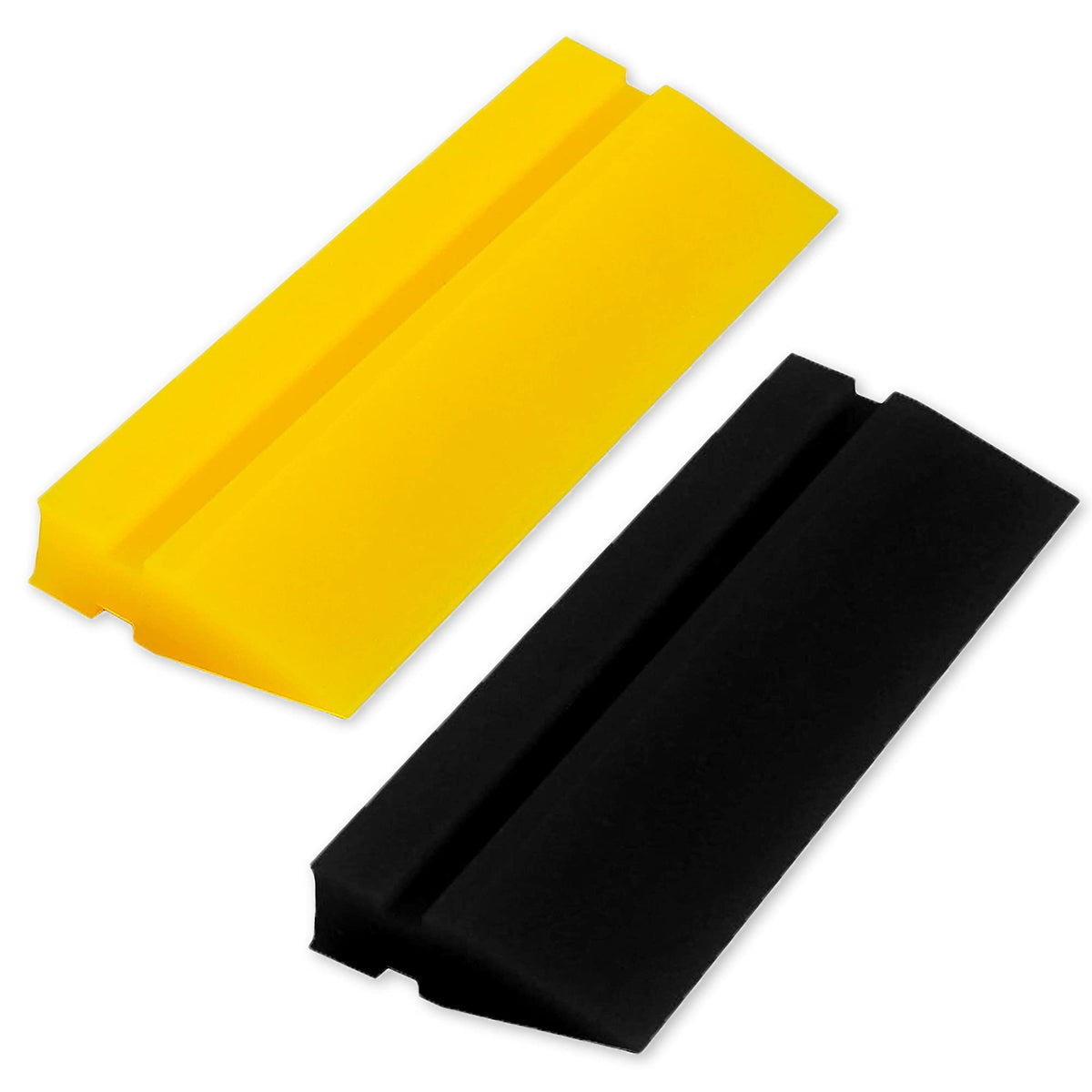 Zanch Mini Squeegee Rubber Squeegee Window Tint Tools Vinyl Squeegee Tool Window Tint Film Squeegee, Different Hardness Water Bl