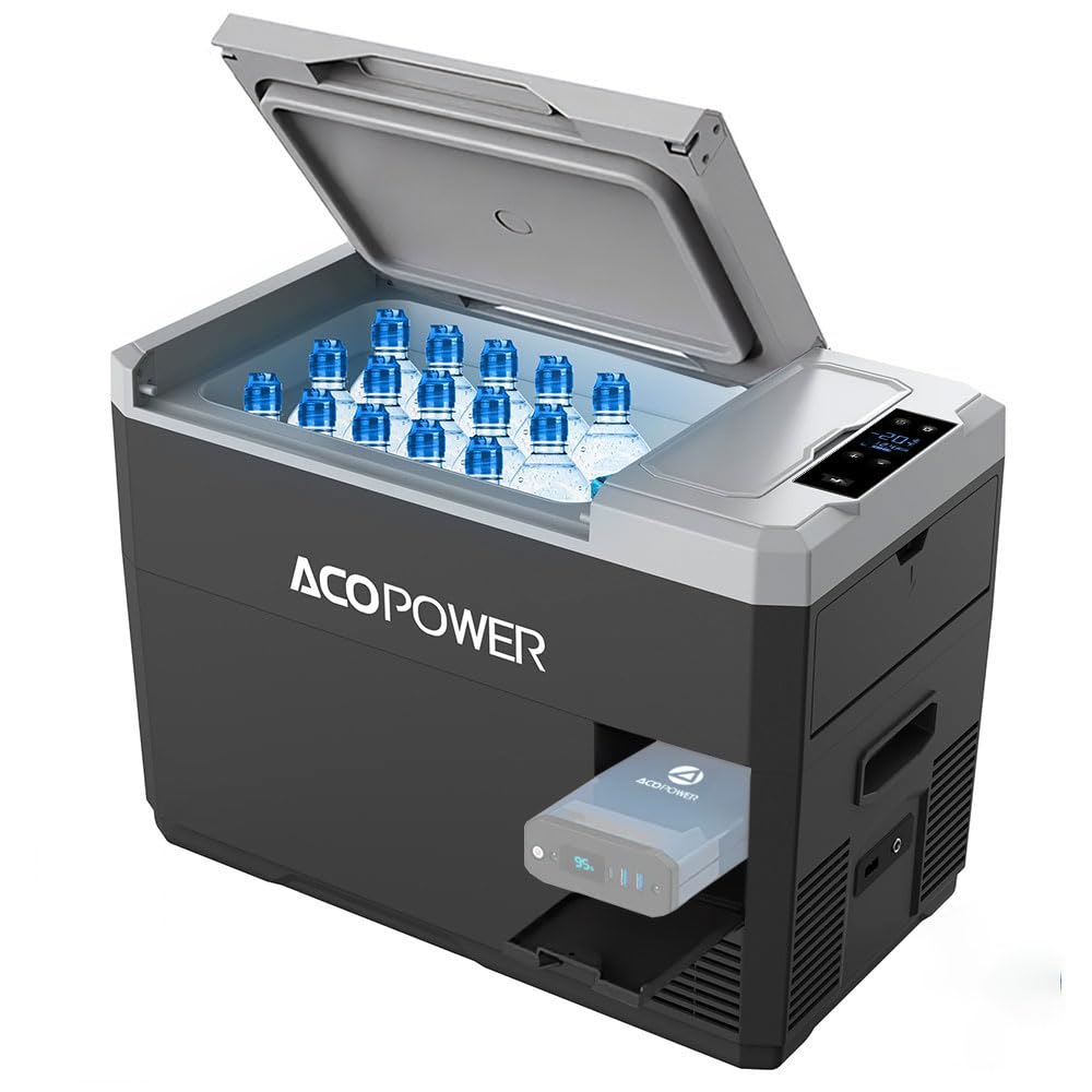 LiONCooler Mini Portable Refrigerator, 29Qt Car Freezer with APP Control, -4?-68? RV Car Fridge, 12V Cooler for Camping, Picnic,