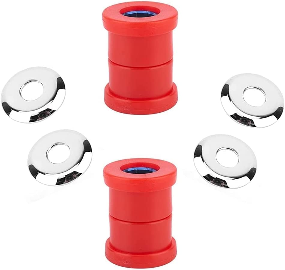 Vpzmt Polyurethane Handlebar Riser Bushings Damper Kit For Harley Davidson Big Twin Dyna 1973-2018, Sportster 1973-2003 (Style-Red)