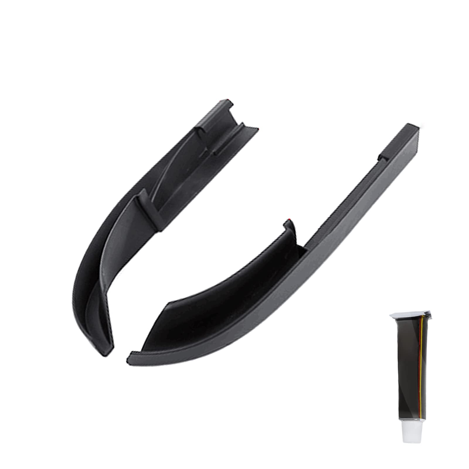 JeCar JK Hardtop Rain Gutter Extension Drip Rail Rain Diverter Exterior Accessories for Jeep Wrangler 2011-2018 JK JKU, Upgrade