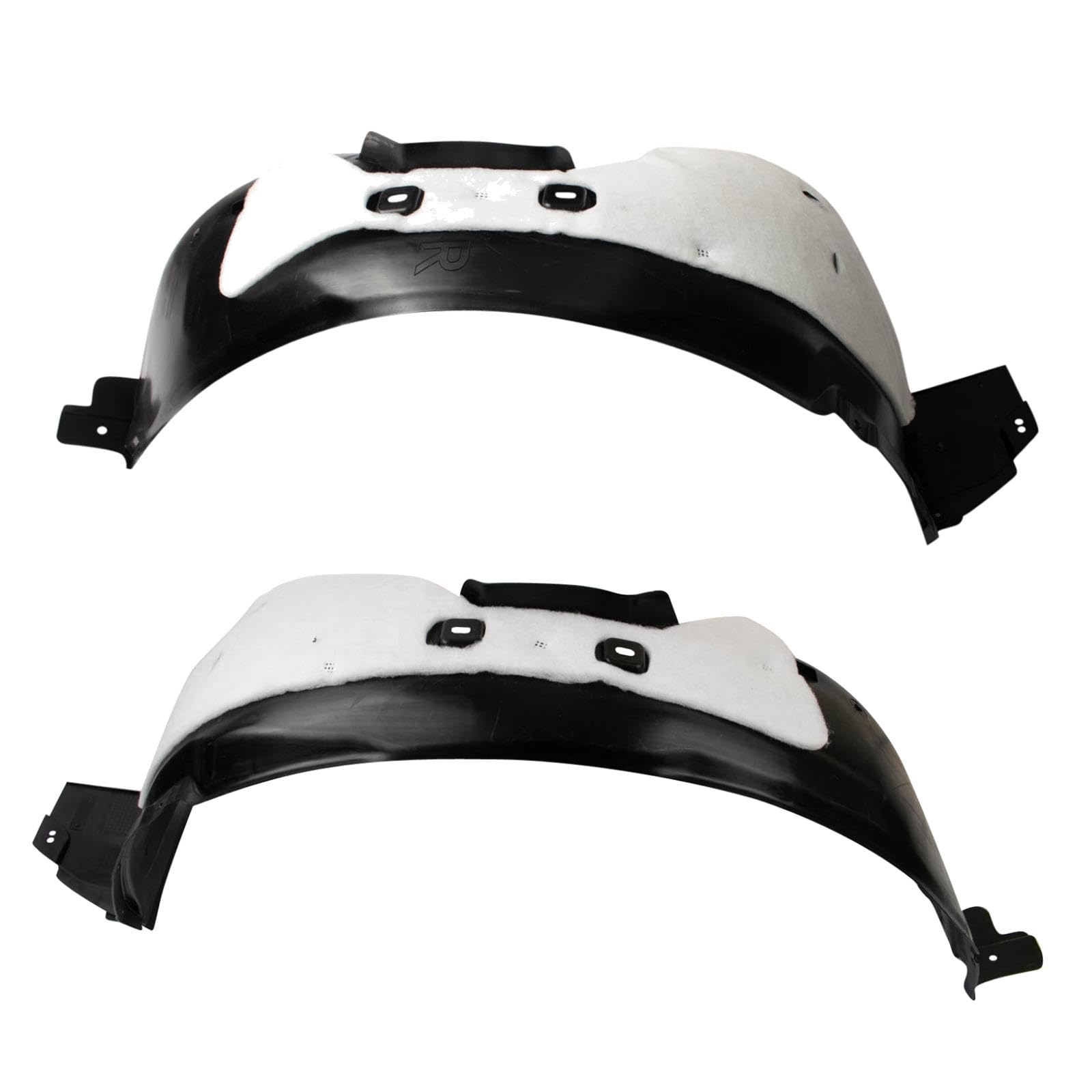 Trq Front Inner Fender Liner Set Compatible With 2011-2016 Chevrolet Cruze Gm1248226 Gm1249226