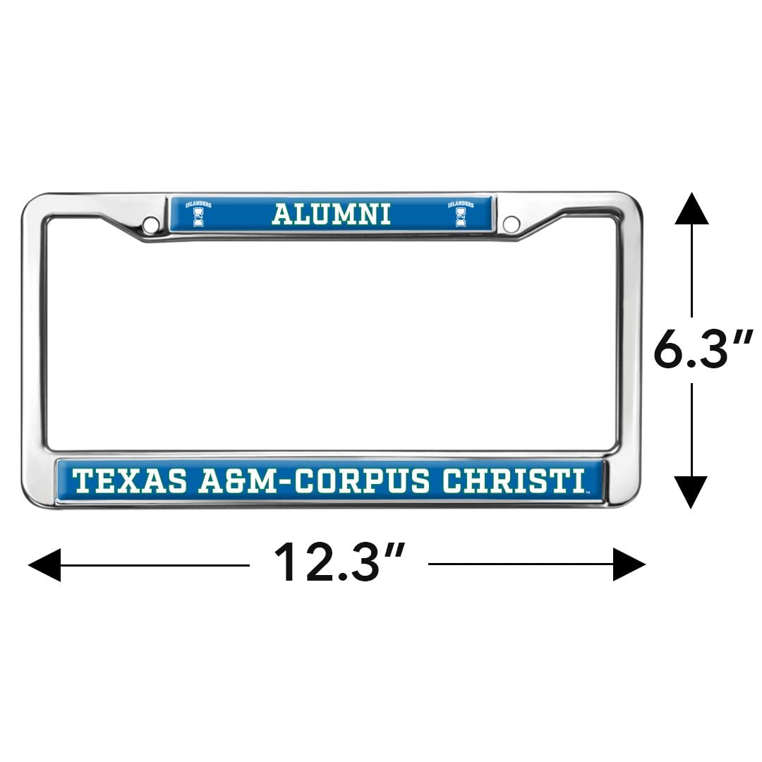 GRAPHICS & MORE Texas A&M Corpus Christi Alumni Metal License Plate Frame - Full Size, One Size, Standard Color