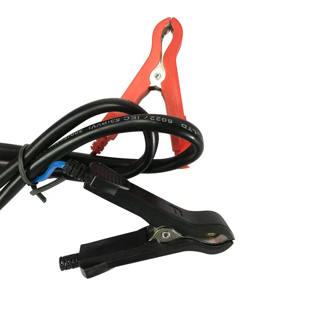 48V / 58.4V 8A Lifepo4 Lithium Battery Smart Charger 110V 120V 500W for 16S 48V Lifepo4 Battery with Cooling Fan and Alligator C