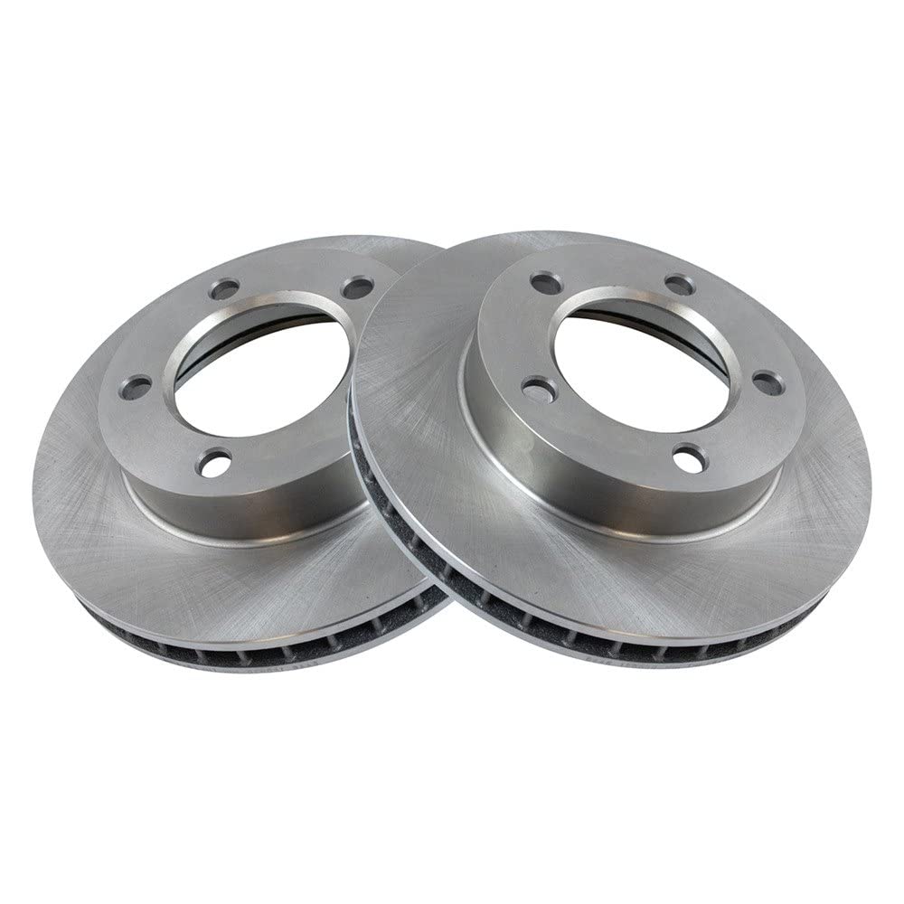 Trq Front Brake Rotors Set Vented Compatible With 1976-1993 Ford Bronco 1976 F-100 F-150