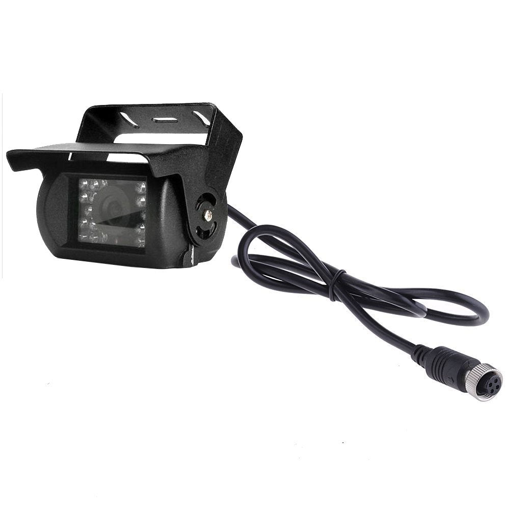 4Pin 18 Led Ir Night Vision Ccd Car Rear View Parking Reverse Camera + 4 Pin Connector Extension Cable For 12V/24V Bus Truck Tra