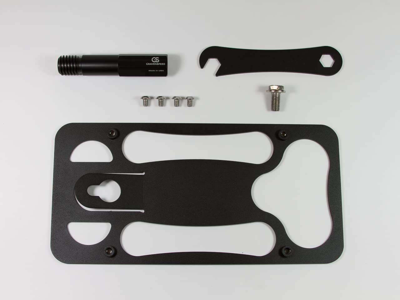 Cravenspeed Platypus License Plate Mount Compatible With Bmw 4 Series/I4 | 2020-2023 | No Drilling | Installs In Seconds | Made