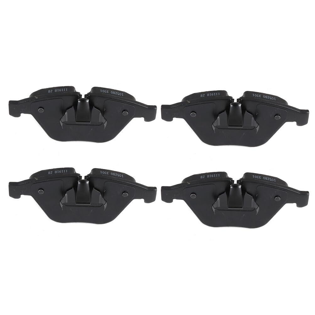 Eccpp D918-7799 Front Semi Metallic Disc Brake Pad Set Fit For 1 Series M 2011,For 323I 2010-2011,For 328I 2010-2013,For 328I Xd