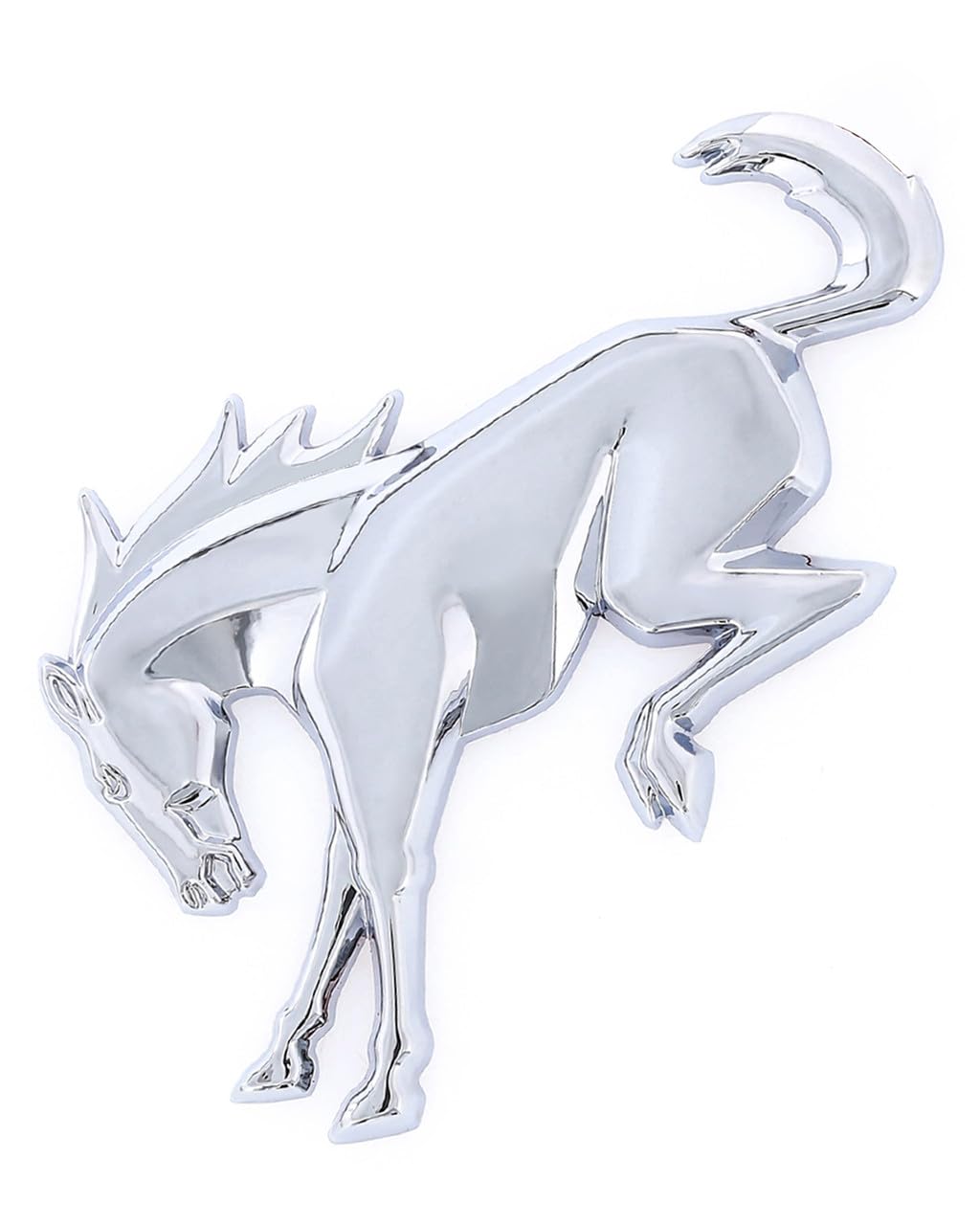 Ford Bronco Chrome Logo Plastic Emblem. Industrial Strength 3M Adhesive Backing