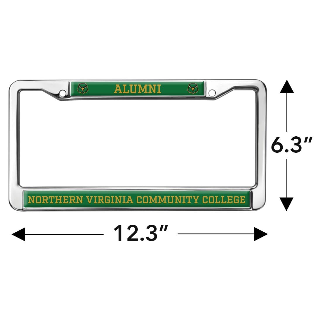 Northern Virginia Community College Alumni Full Size Standard License Plate Metal Frame
