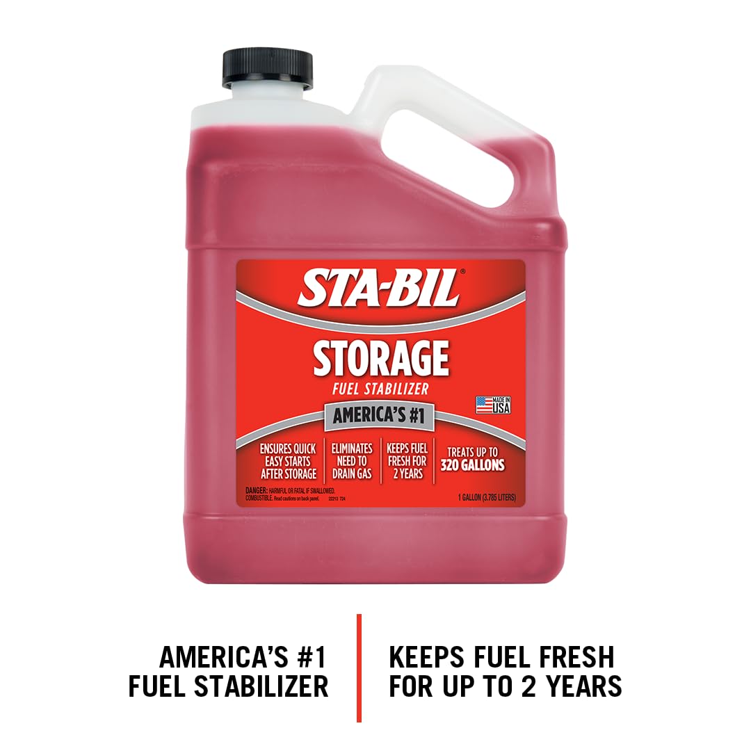 Sta-Bil Storage Fuel Stabilizer | Keeps Fuel Fresh For 24 Months, Prevents Corrosion, Gasoline Treatment Fuel Additive That Prot
