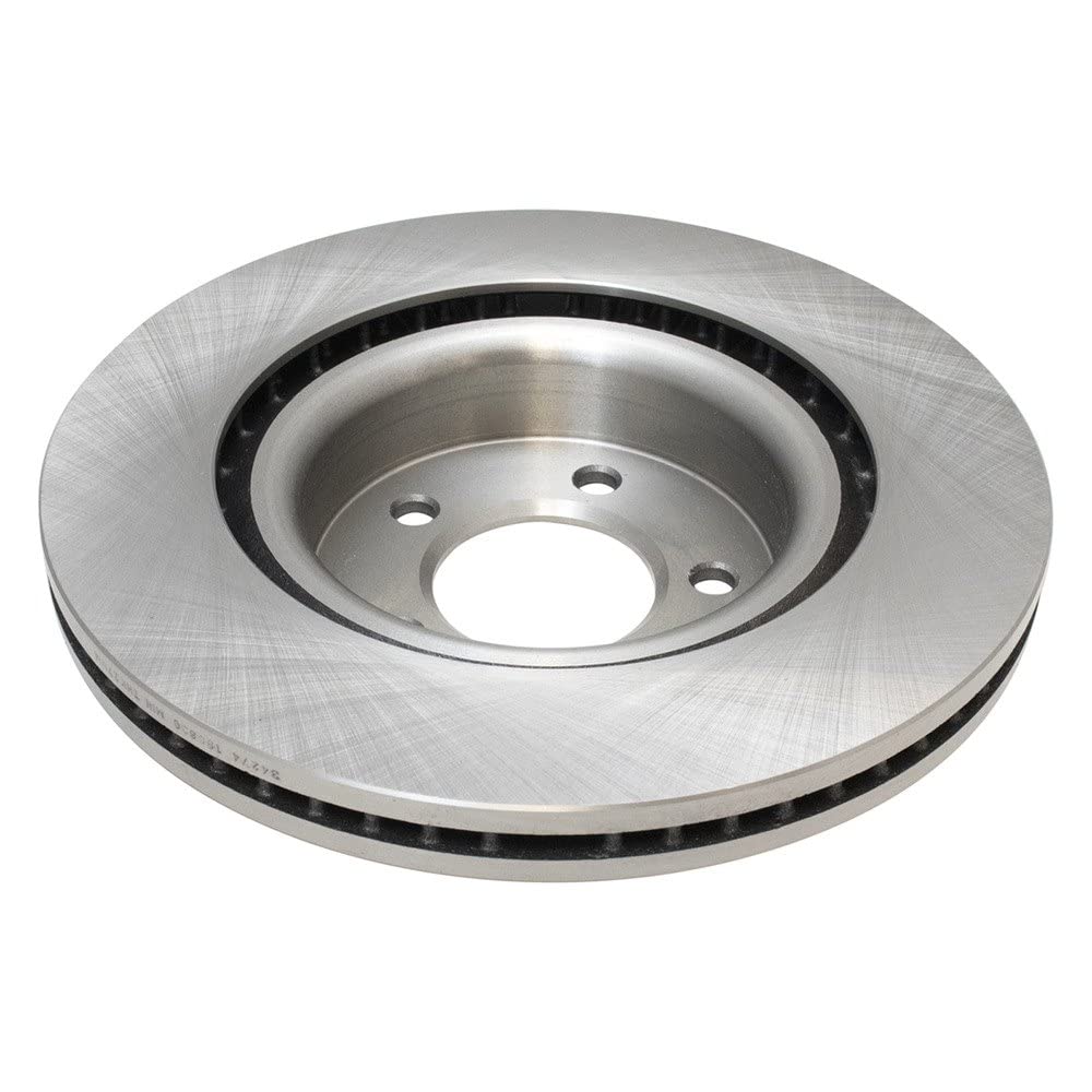 Trq Front Brake Rotors Set Vented Compatible With 2005-2009 Land Rover Lr3 2006-2009 Range Rover Sport