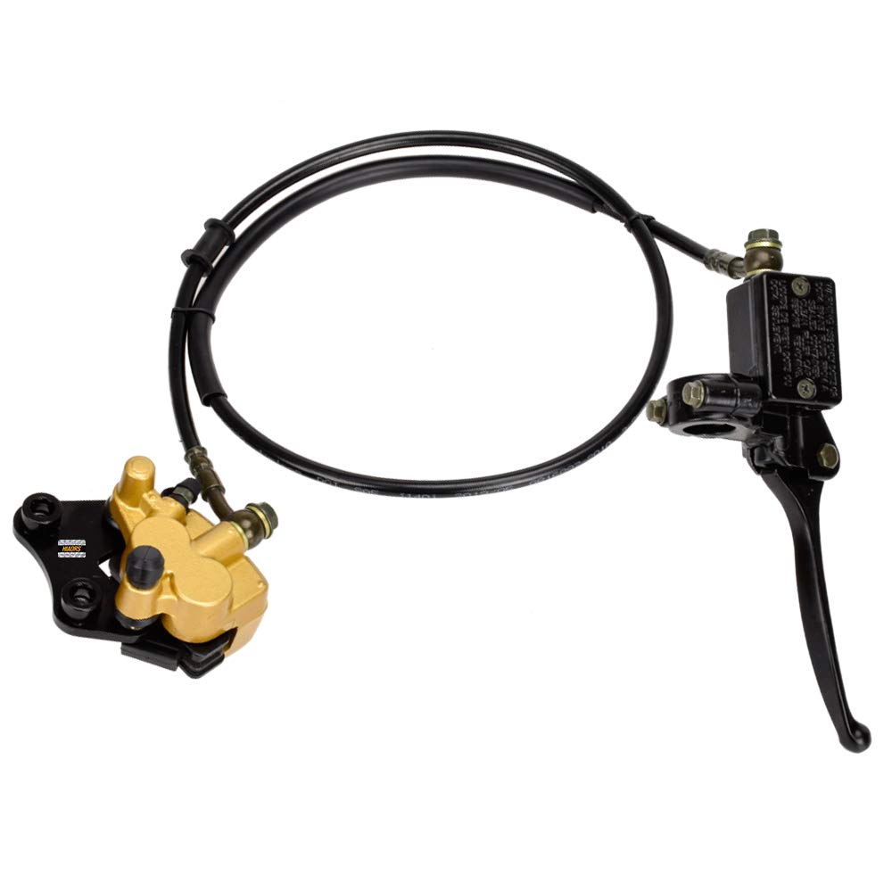 Hiaors Front Disc Brake Master Cylinder Caliper With Brake Pad Assembly For 50Cc 70Cc 90Cc Ssr 110Cc 125Cc Atomik Ssr Apollo Chinese Dirt Bike Pit Bike