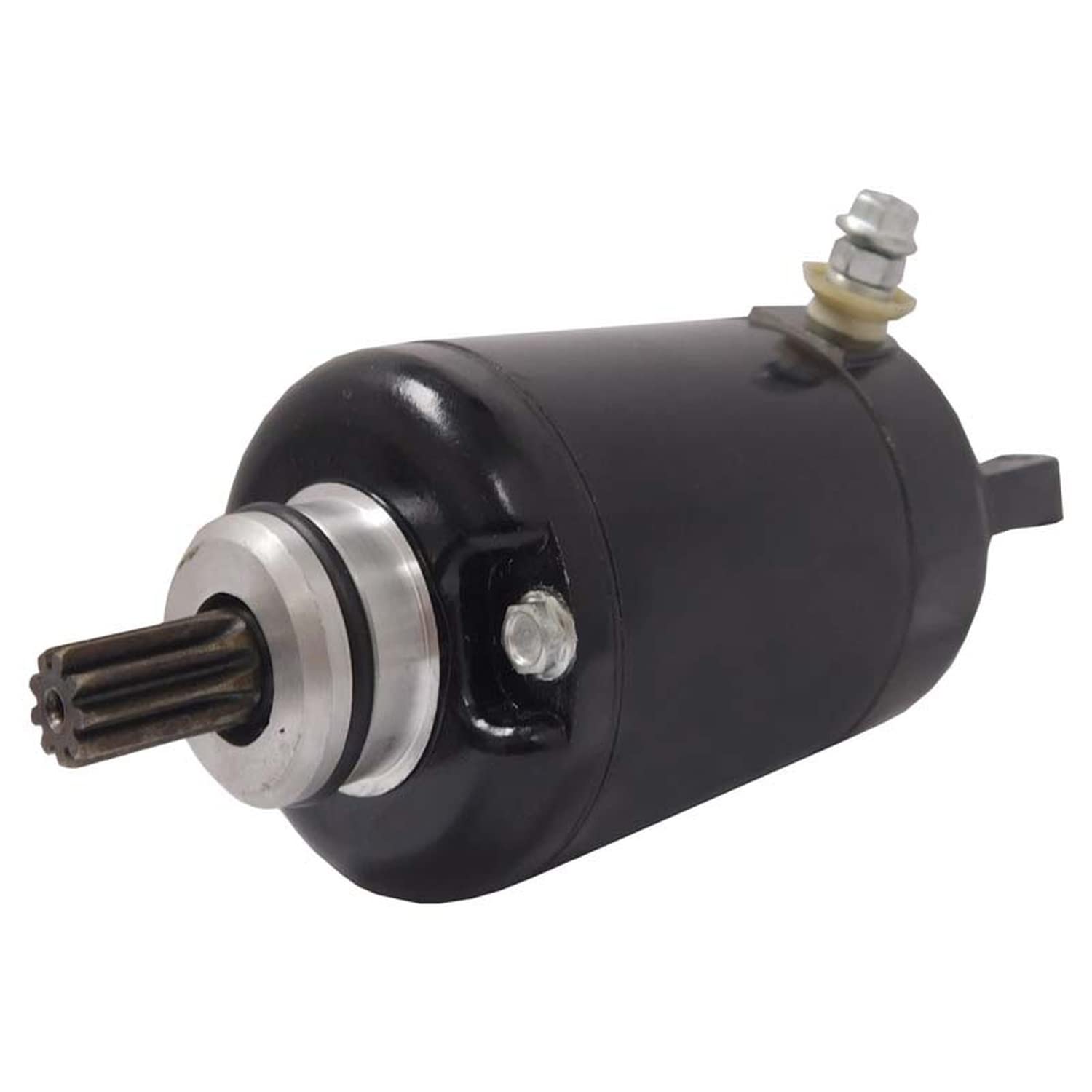 New Starter Compatible With 1988-2012 Kawasaki Ex250F Ninja 250R & 1991 1992 El250 Eliminator 12 Volt, Ccw, 9-Tooth Spline 21163