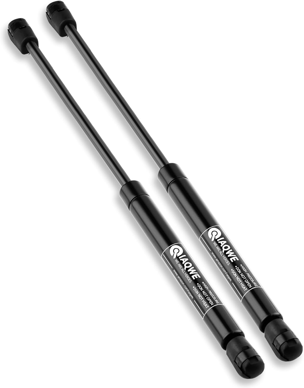 Iaqwe 18 Inch 120Lbs/533N Gas Struts Spring Shocks Lift Support For Leer Are Snugtop Camper Shell Truck Topper Rear Window Truck