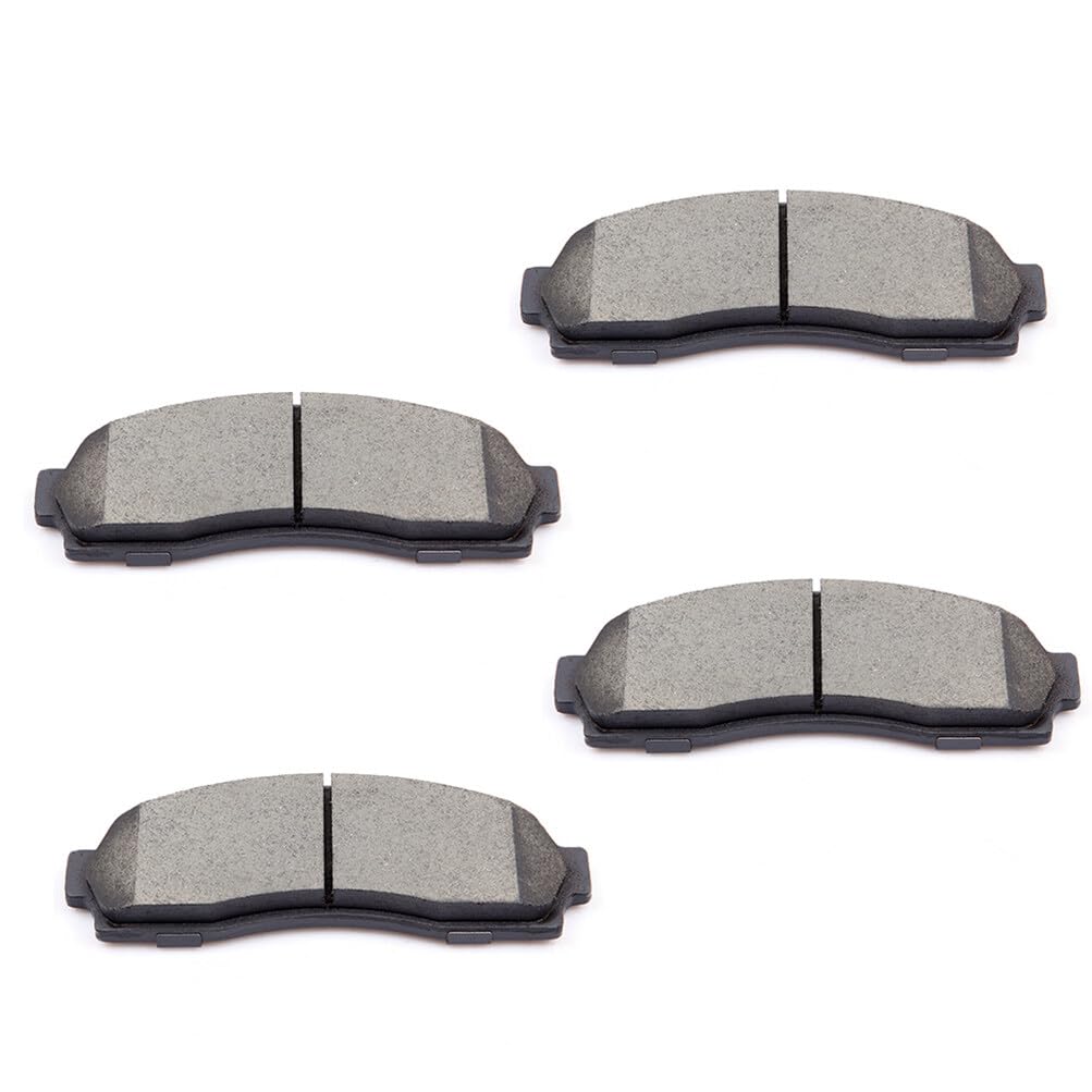 Automuto 4Pcs Front Ceramic Disc Brake Pads Set D833 For Chevrolet Equinox For Ford Explorer For Mazda B2300 B3000 B4000 For Mer