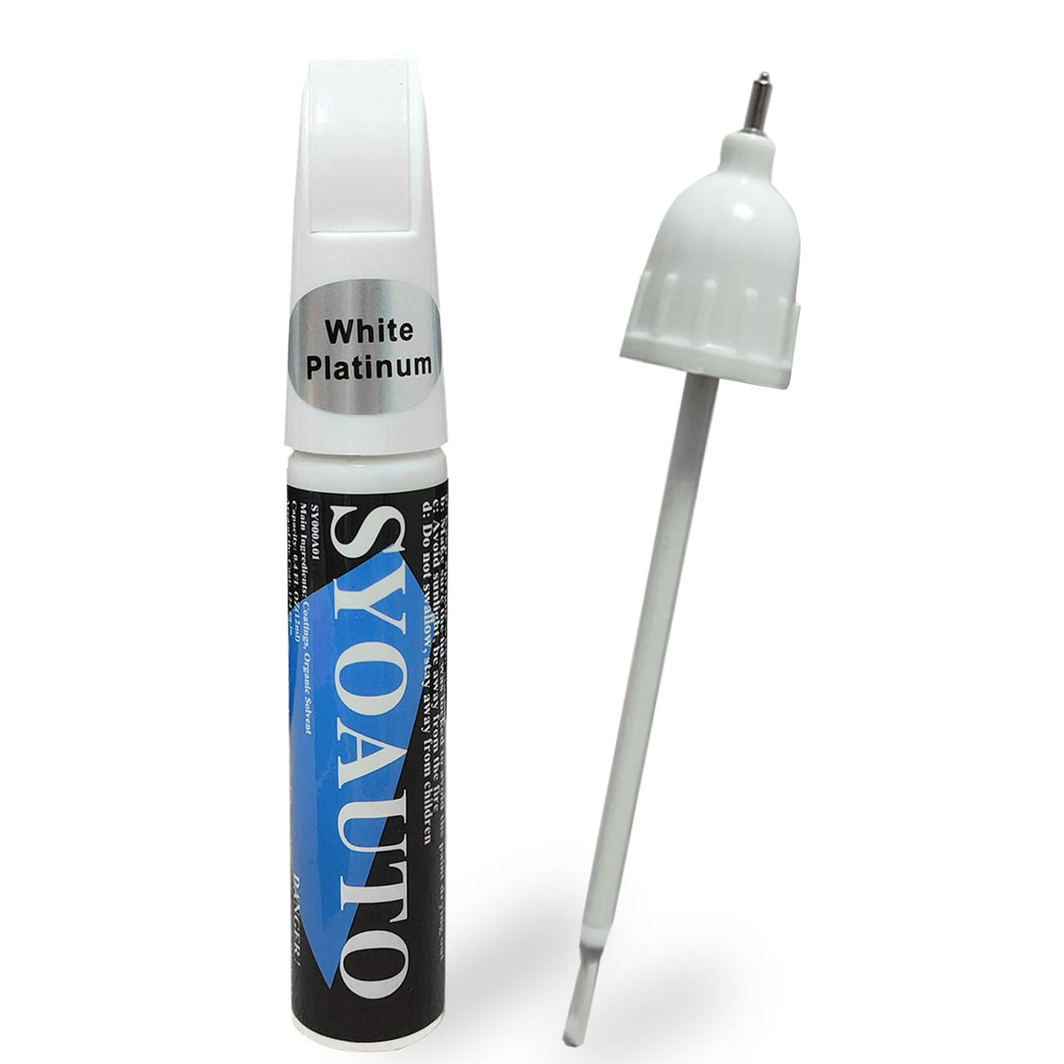 Syoauto White Platinum Ug Touch Up Paint Fit For Ford Cars Auto Touch Up Paint Scratch Repair Automotive Scratch Remover 2 In 1
