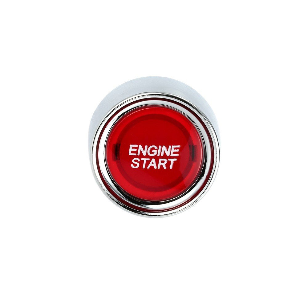 Jtron® Start Engine Button - Red 12V 50A Push Ignition Switch for Racing - Momentary Light Switch