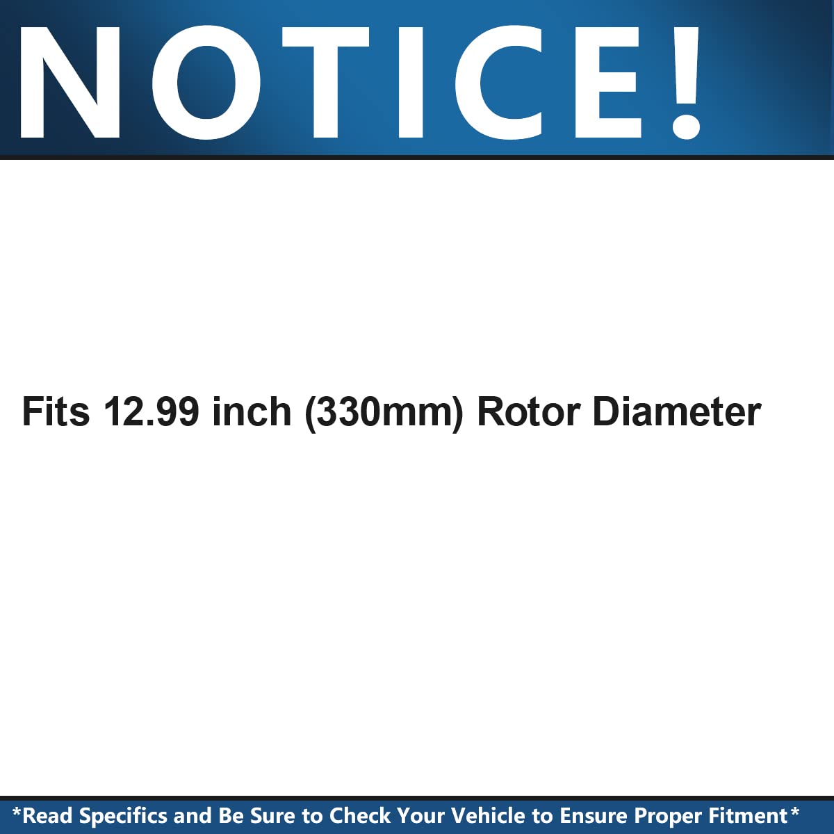Detroit Axle - Front Brake Kit For Chevy Gmc Silverado Sierra Suburban Savana Express Yukon Xl 1500 Tahoe Avalanche Escalade Esv Ext Xts 6-Lug Brake Rotors Ceramic Brakes Pads : 12.99 Inch Rotors