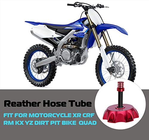 6Pcs Gas Fuel Cap Air Vent Hose Universal Cnc Tank Valve Vent Tube With Chekc Ball Aluminum Breather For Atv Motorcycle Dirt Pit