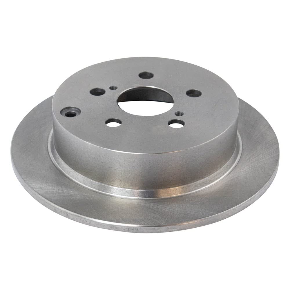 Trq Rear Brake Rotors Set Solid Compatible With 2003-2006 Pontiac Vibe 2005-2010 Scion Tc 2000-2005 Toyota Celica 2005-2006 Coro