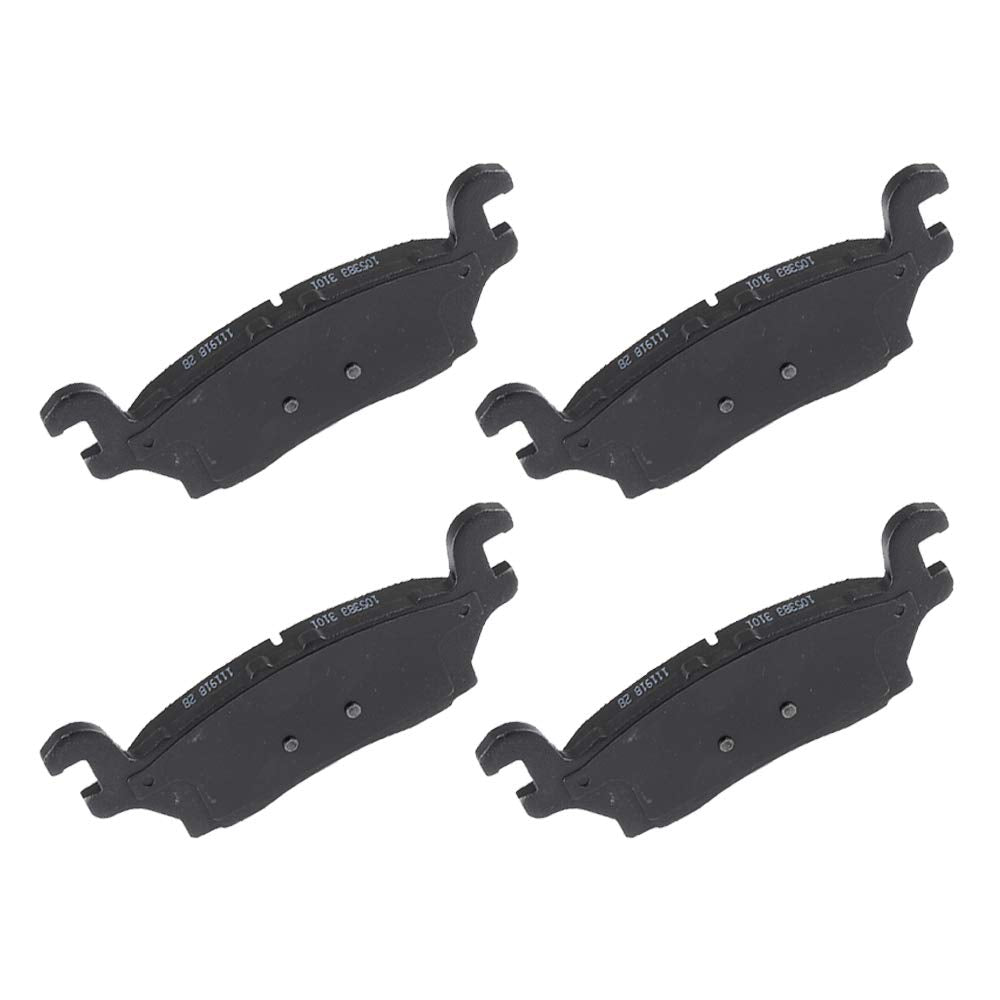 Cciyu D1120 Professional Ceramic Rear Brake Pads Set Fit For 2006-2010 For Hummer H3,2009-2010 For Hummer H3T