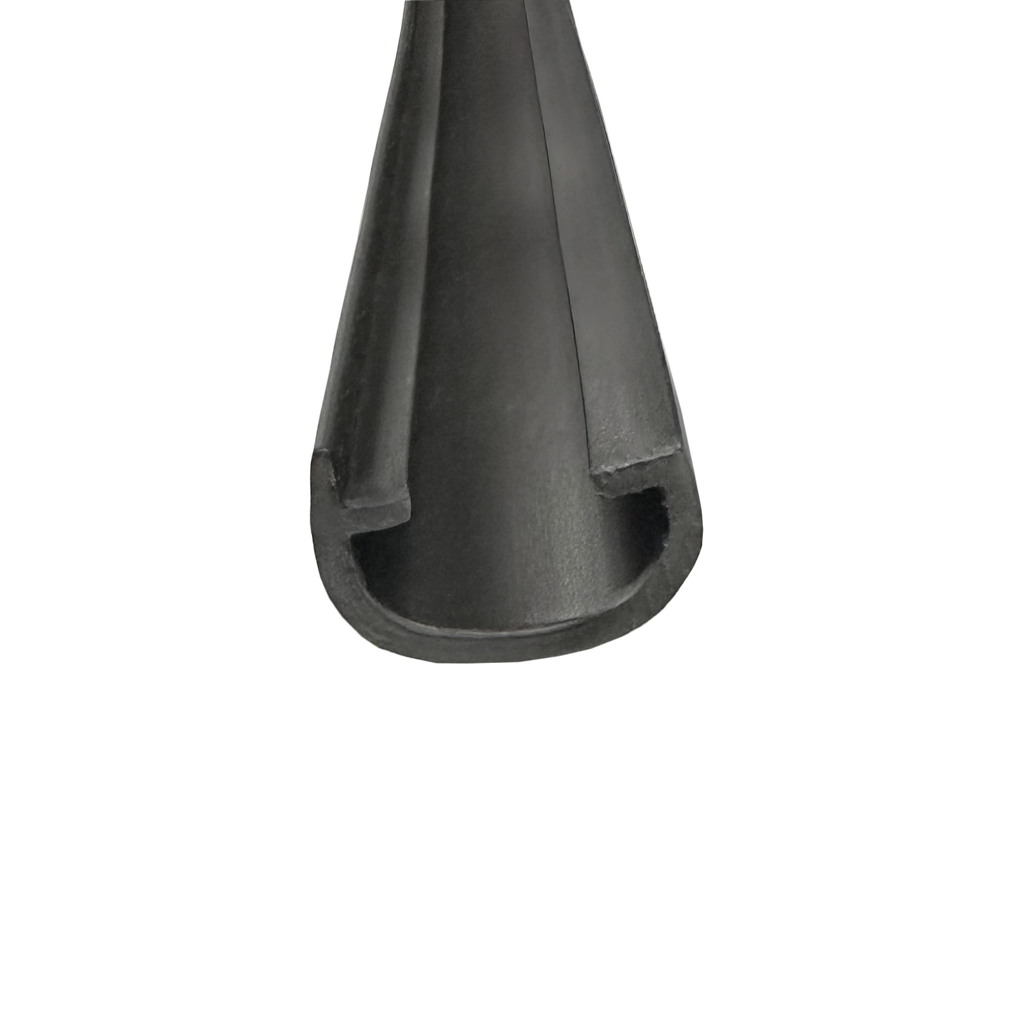 Automotive Authority Black RV Marine Camper Vinyl 3/4 x 50' Trim Molding Flexible Screw Cap Cover (Black, 50 ft)