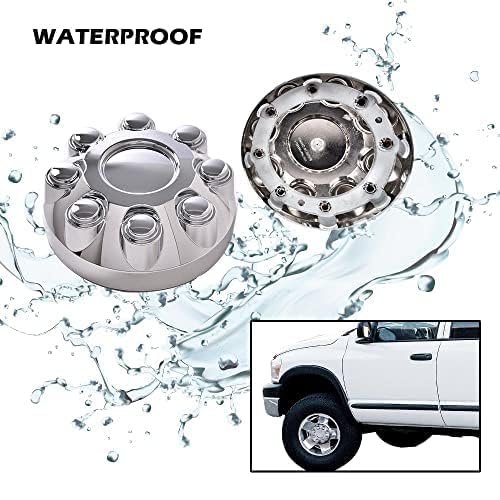 Pit66 8 Lug Covers 4 Pcs Wheel Center Cap 17 '' Chrome Center Hub Caps Fit Dodge Ram 1500 2006-2008/ Ram 2500 2003-2013/ Ram 350