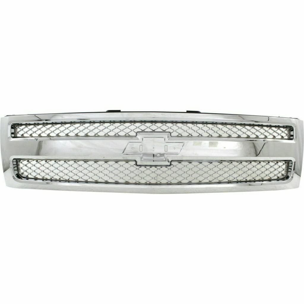 For Chevy Silverado 1500 2012 2013 Grille | With Chrome Frame | GM1200655 | 22849840