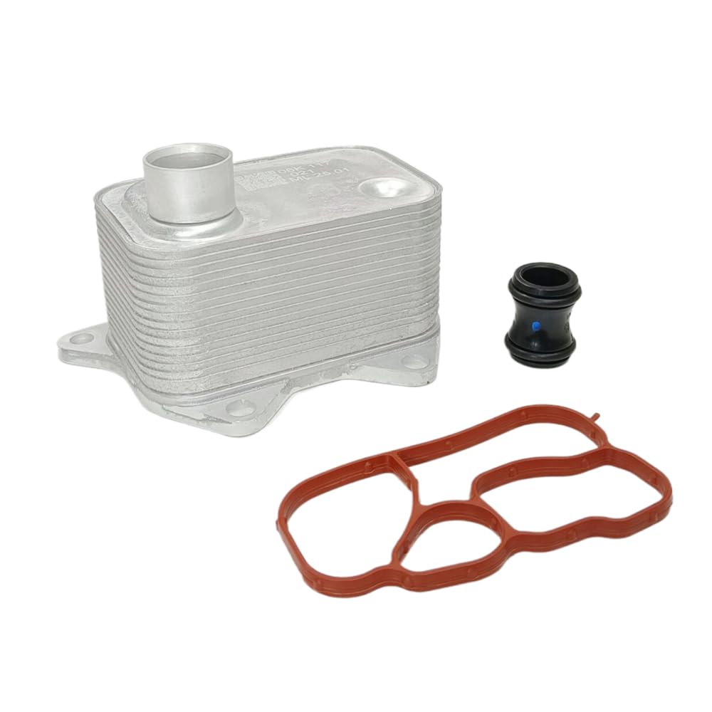 Engine Oil Cooler with Gasket Kit Replacement for Volkswagen Tiguan Passat #06K 117 021 B
