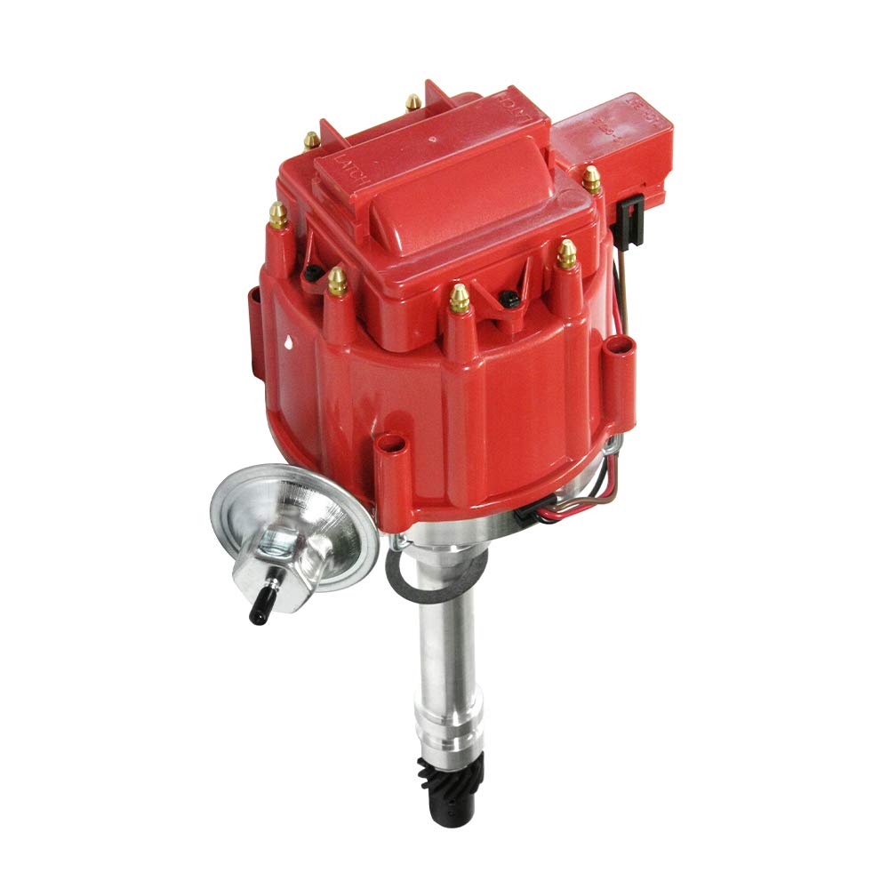 Red Male Hei Distributor Cap And Rotor For K549 Sbc 283 305 307 327 350 400 Bbc 454 396 427 Distributor Cap Assembly