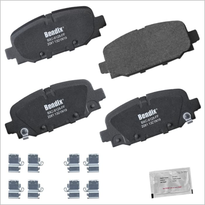 Bendix Priority1 Cfc2081 Ceramic Rear Brake Pads For Jeep Compass 2023-2017
