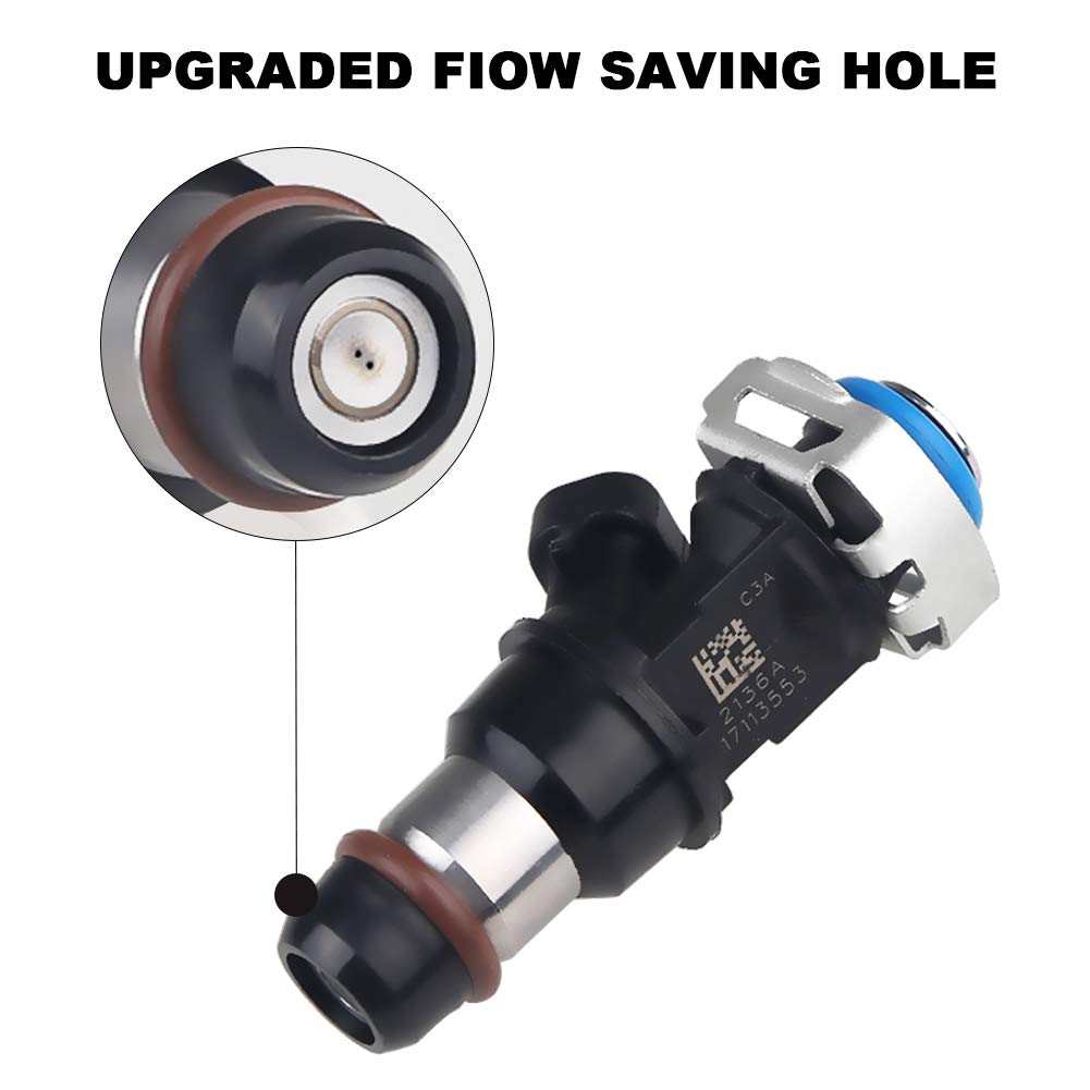 JDMON Fuel Injectors Compatible with Chevy Silverado 1500 2500 3500 Tahoe Express GMC Sierra 1500 2500 3500 Yukon Savana 4.8L 5.