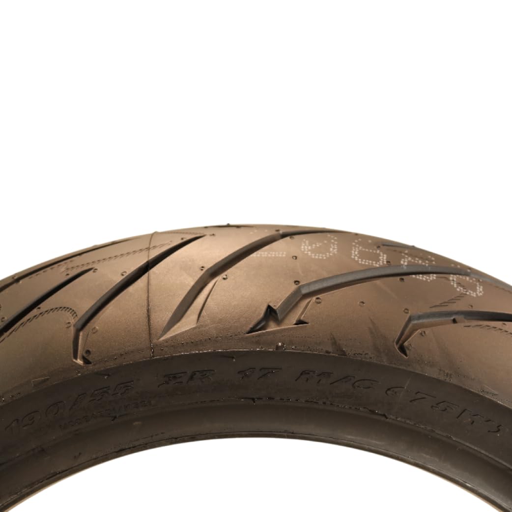 Pirelli Angel ST 190/55ZR17 (75W) Rear Motorcycle Tire - High-Performance Sport Touring Tire for Enhanced Grip, Durability & Sta
