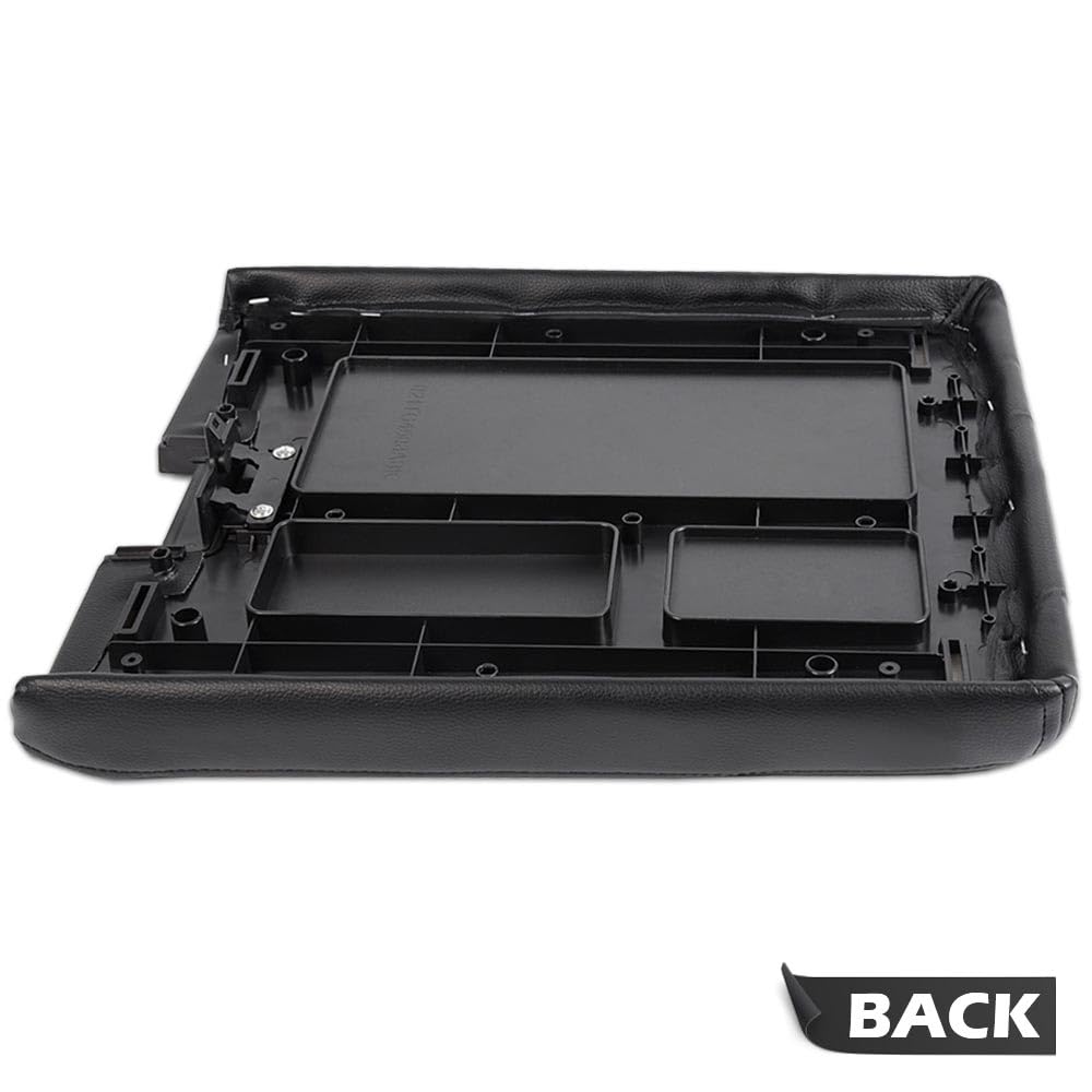 Pit66 Center Console Lid Armrest Cover, Compatible With 2008-2014 Chevy Silverado Gmc Sierra/ 07-13 Tahoe Avalanche Yukon(Xl), B