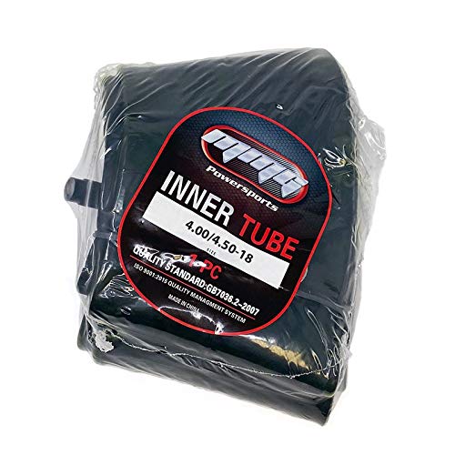 Mmg Set Of 2 Motorcycle Inner Tube 4.00/4.50-18, Tr4 Straight Valve Stem, Compatible With 110/90-18, 110/100-18, 120/80-18, 120/90-18