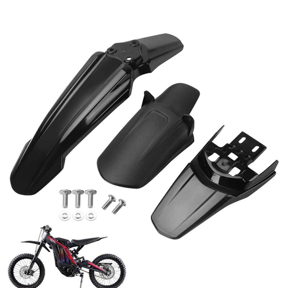 Surron Front-Rear Shock-Rear Fender Set Motorcycle Electric Dirt Bike Off-Road Shock Absorber Mudguard Fender Mud Guard Compatib