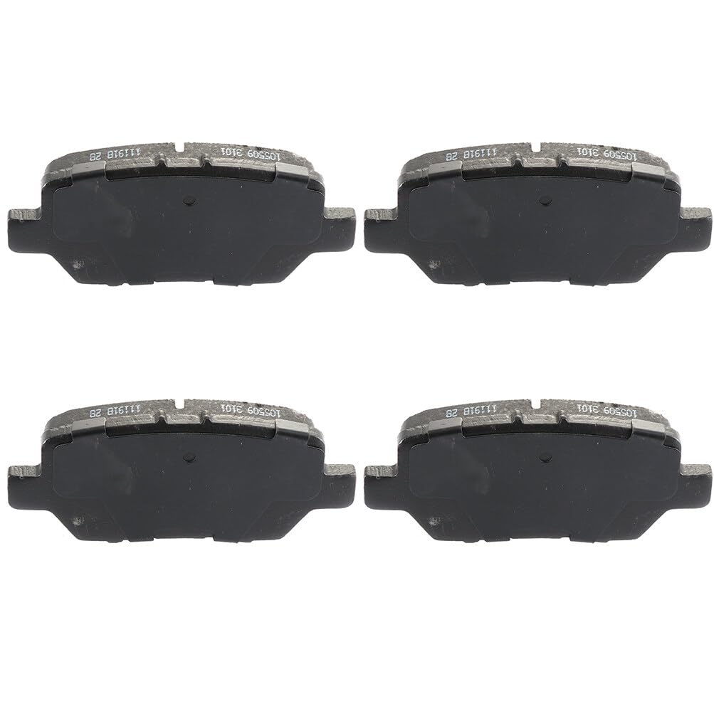 Cciyu D1090 Rear Semi-Metallic Disc Brake Pads Kit For Acura Rl 2005-2012 4Pcs