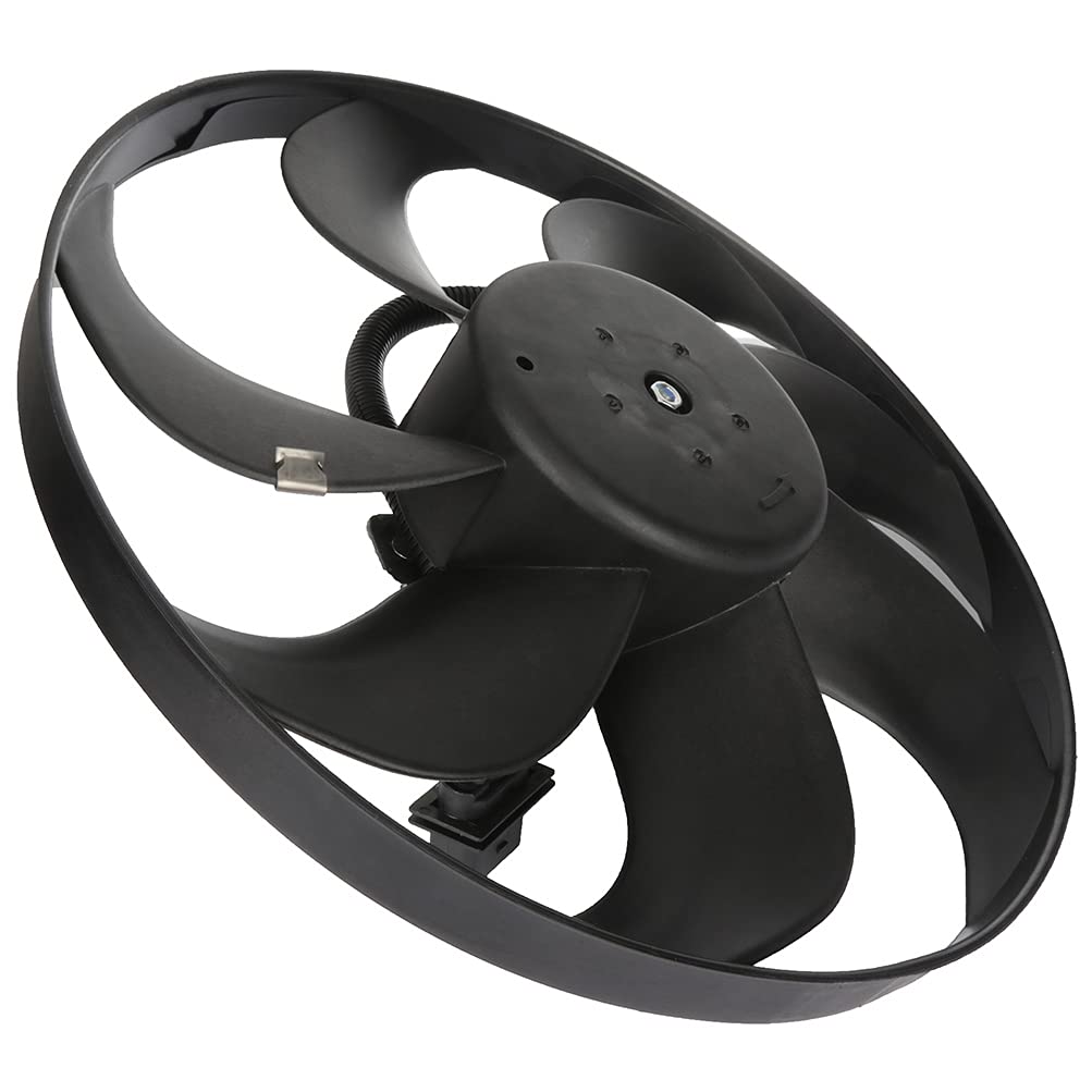 Ocpty Replacement Cooling Fan Assembly For 2000-2002 For Tt 2000-2006 For Tt Quattro 1999-2006 For Golf 1999-2005 For Jetta