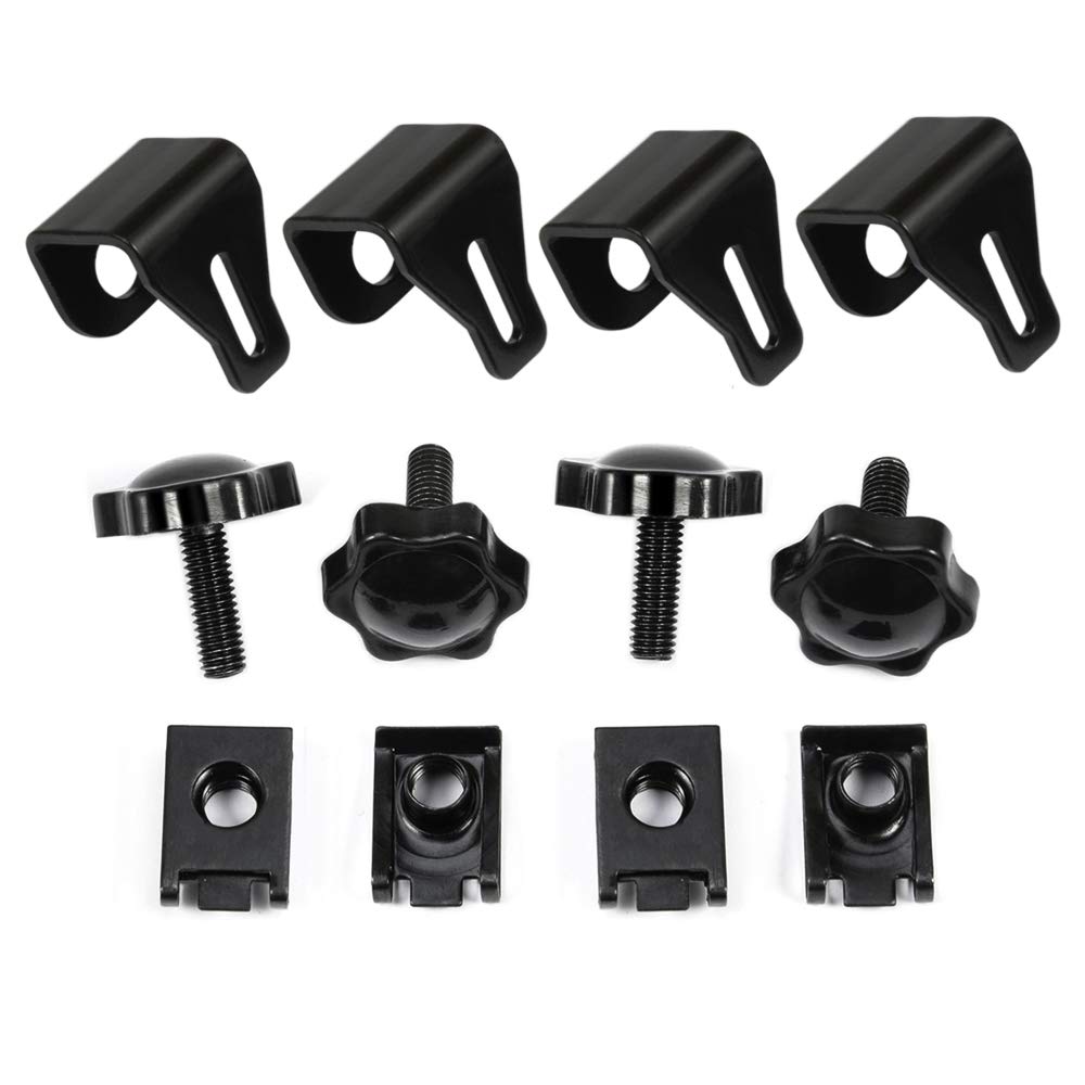 Amazicha Saddlebag Security System Theft Deterrent Bolts Saddle Bag Locks Mounting Screws Compatible For Harley Davidson Touring Road King Street Glide Electra Glide Road Glide 1993-2023