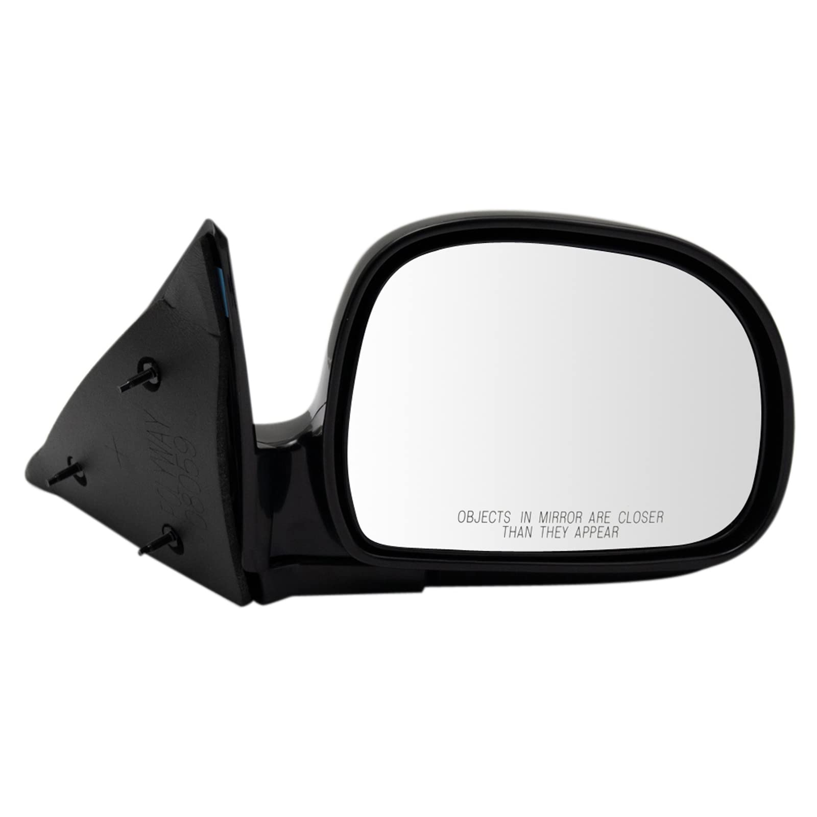 Trq Right Mirror Manual With Smooth Cover Passenger Side Compatible With 1995-1998 Chevrolet Blazer 1994-1997 S10 1995-1997 Gmc